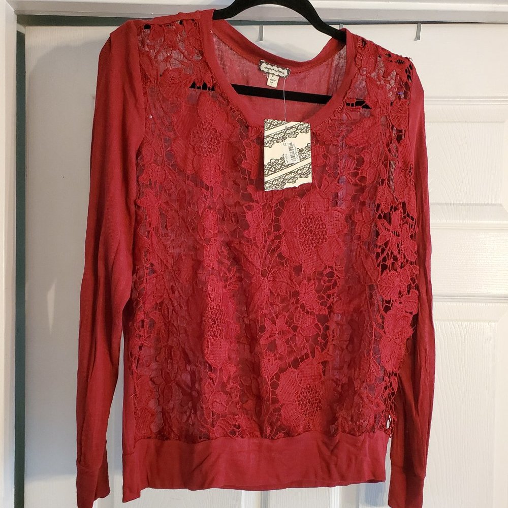 Eye shadow Blouse XL NWT